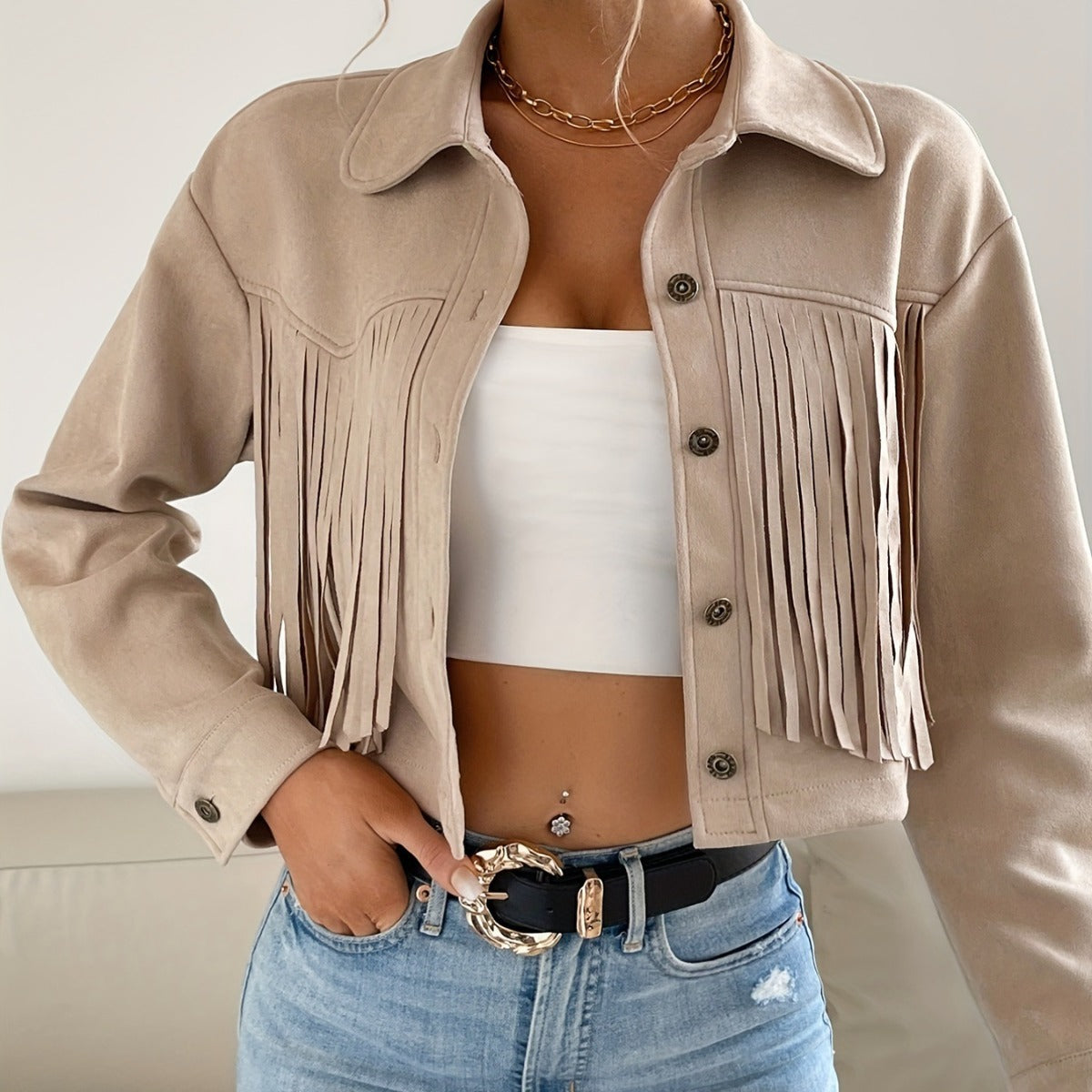 Women's Leisure Street Fashion Personality Jacket