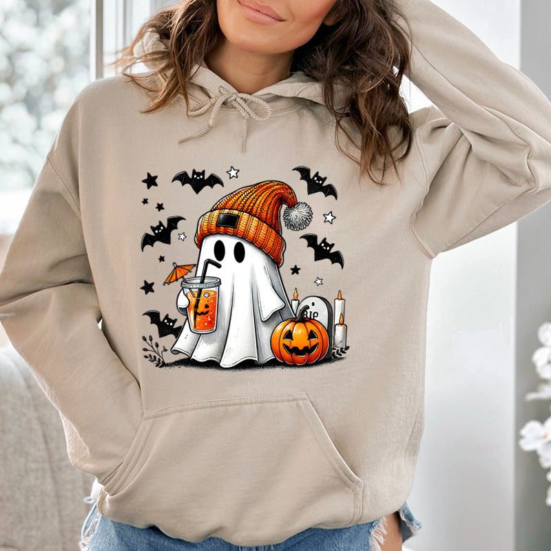 cartoon-print-hooded-pullover-sweater-for-students