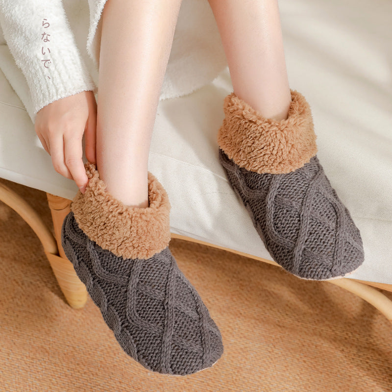 Winter Non-Slip Floor Slipper Socks – Cozy, Warm, and Durable for Indoor Comfort - ChicVix