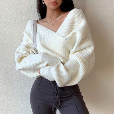 Street Hipster Super Long Sleeve Pullover – European & American Style Knitwear