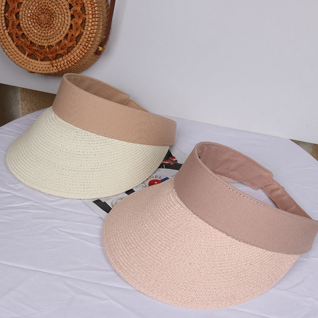 Women's Beach Straw Sun Hat – Adjustable and Stylish Sun Protection - ChicVix