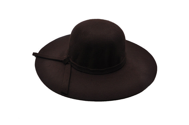 Women's Casual Solid Fedoras - One Size Fits All - ChicVix