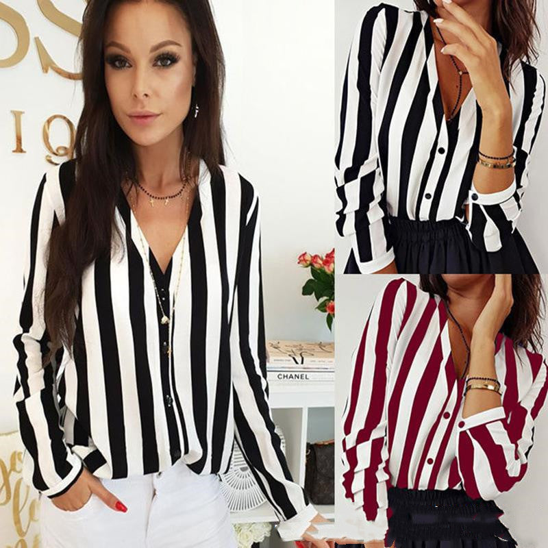 lapel-long-sleeve-pleated-shirt-for-women