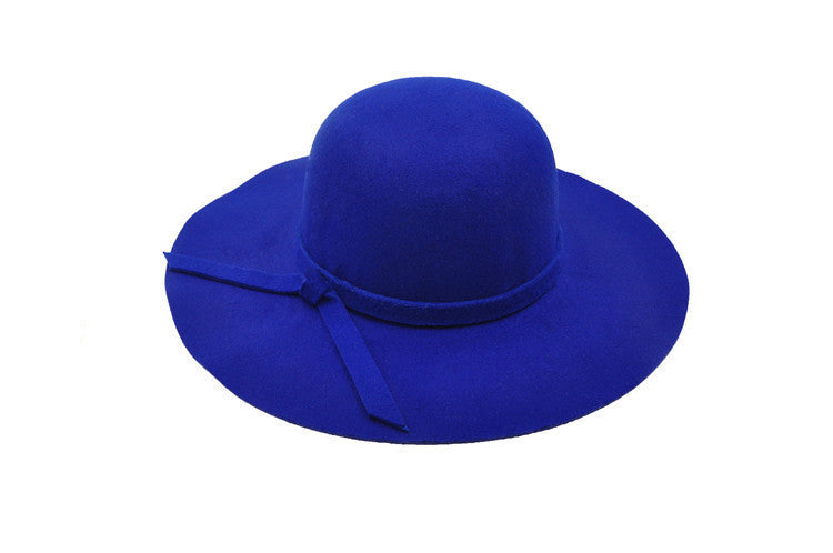 Women's Casual Solid Fedoras - One Size Fits All - ChicVix