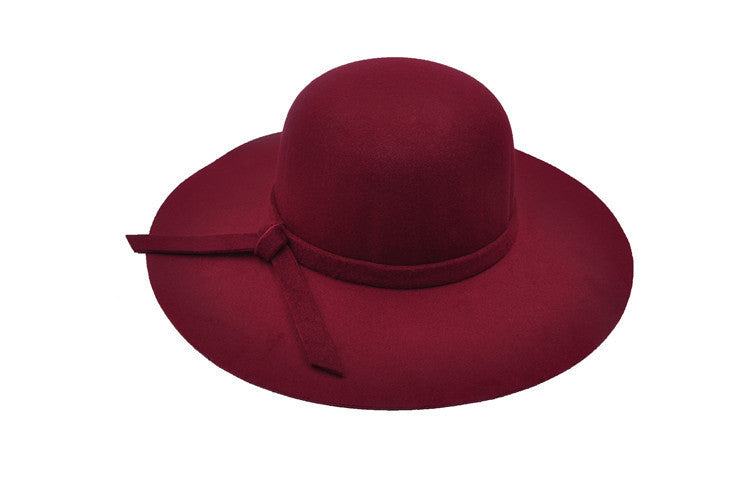 Women's Casual Solid Fedoras - One Size Fits All - ChicVix