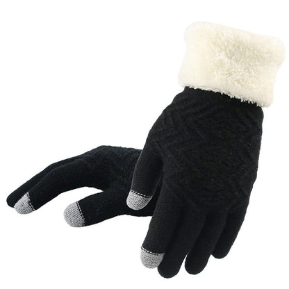 Cozy Knitted Winter Gloves for Women - ChicVix