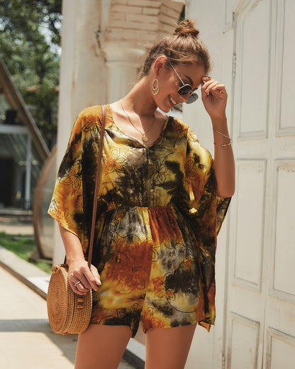 Women's Summer Loose Chiffon Jumpsuit