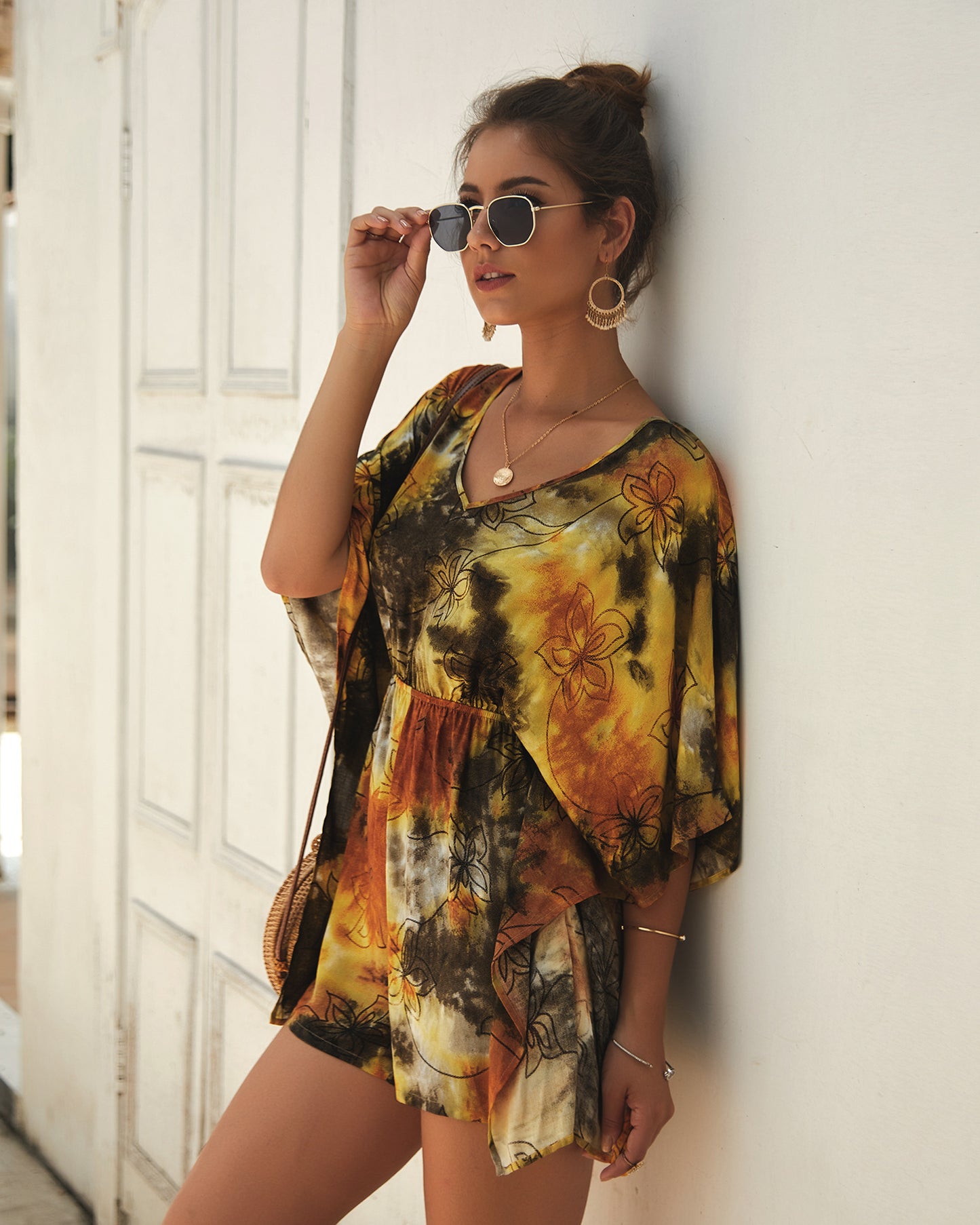 Women's Summer Loose Chiffon Jumpsuit