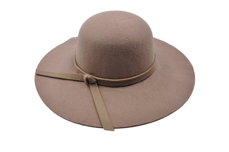 Women's Casual Solid Fedoras - One Size Fits All - ChicVix