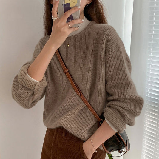 Korean Fashion Loose Sweater - Women’s Winter Collection