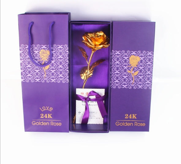 Elegant Gold Rose Gift Set – Perfect for Any Occasion