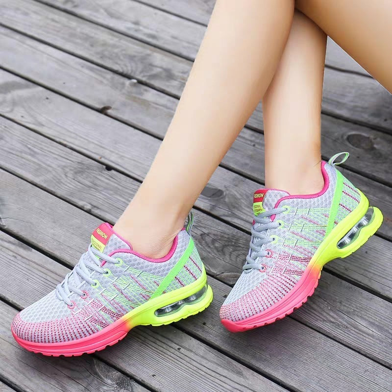 Casual Sport Shoes for Women – Breathable, Lightweight, and Durable with Color-Matching Design