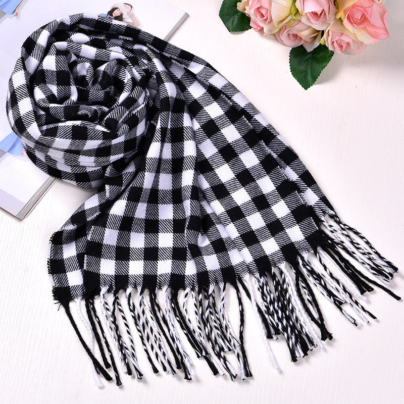 British-Inspired Plaid Scarf for Autumn and Winter - ChicVix