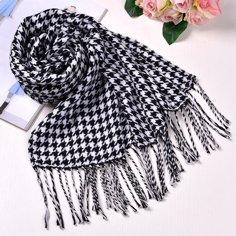 British-Inspired Plaid Scarf for Autumn and Winter - ChicVix