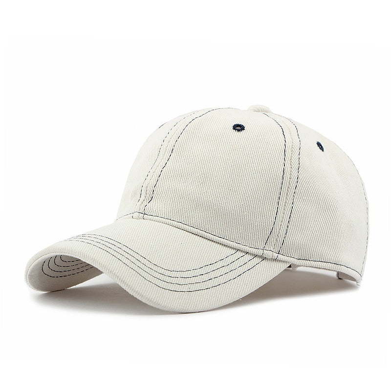 Lightweight Denim Peaked Cap – Sunshade and Breathable - ChicVix