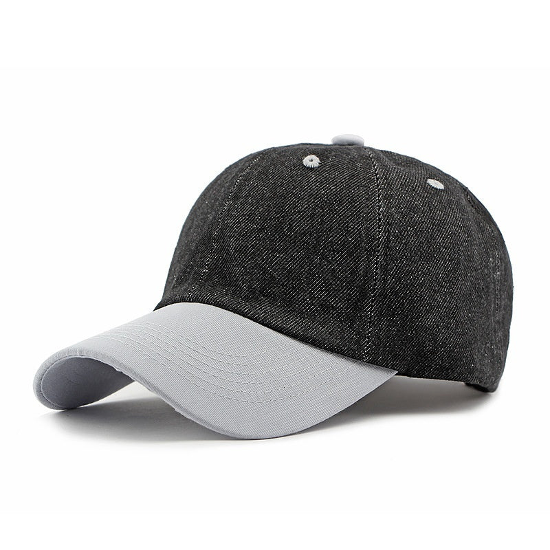 Trendy Denim Baseball Cap – Adjustable Sun Blocker - ChicVix