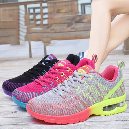 Casual Sport Shoes for Women – Breathable, Lightweight, and Durable with Color-Matching Design