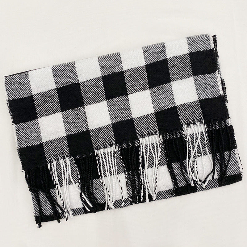 British-Inspired Plaid Scarf for Autumn and Winter - ChicVix