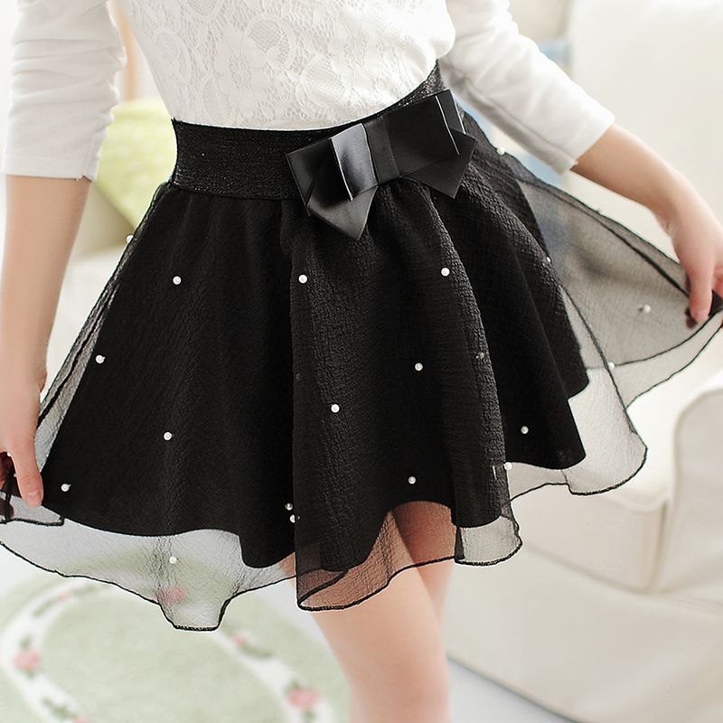 High Waist Slim Short Skirt - Spring and Summer Pearl Organza Styles