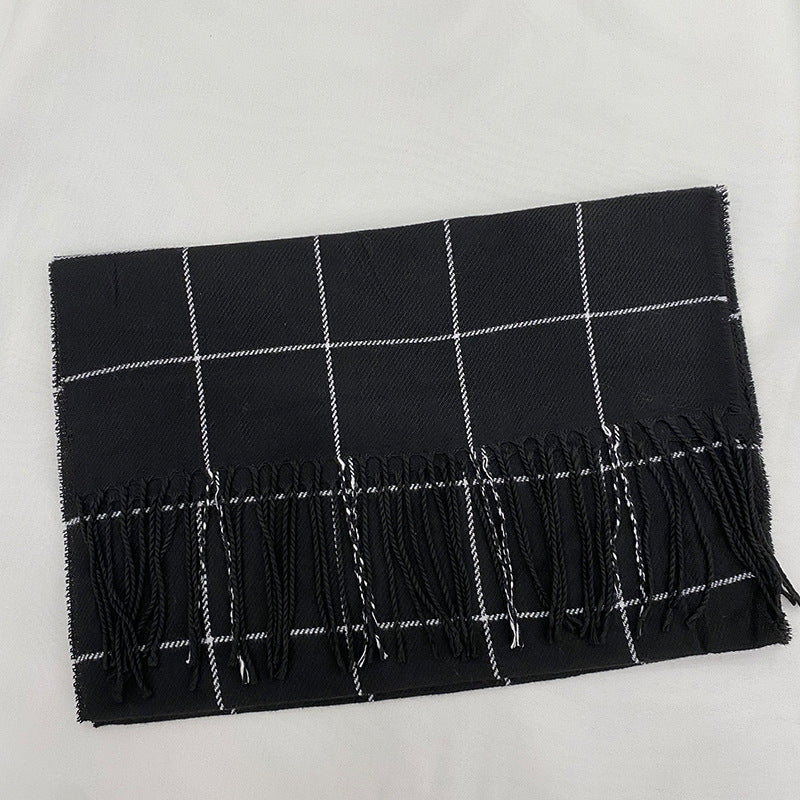 British-Inspired Plaid Scarf for Autumn and Winter - ChicVix