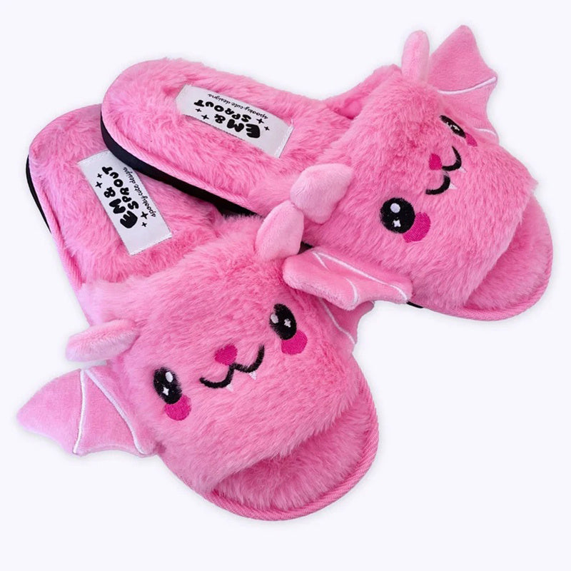 Halloween Bat Slippers – Cute Winged Home Shoes