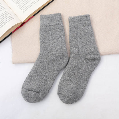 Breathable and Comfortable Mid-Calf Wool Floor Socks - ChicVix