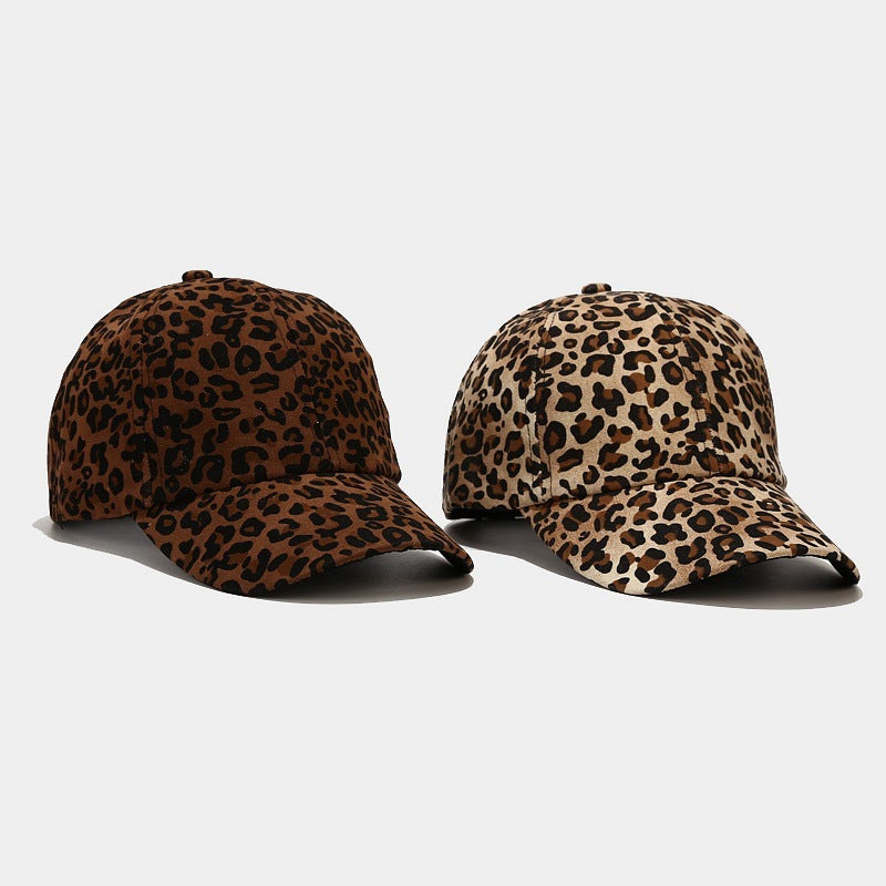 Vintage Leopard & Zebra Print Dome Baseball Cap - ChicVix