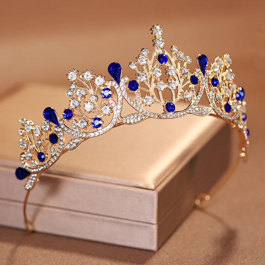 Elegant Alloy Crown Bridal Headdress – Princess Style