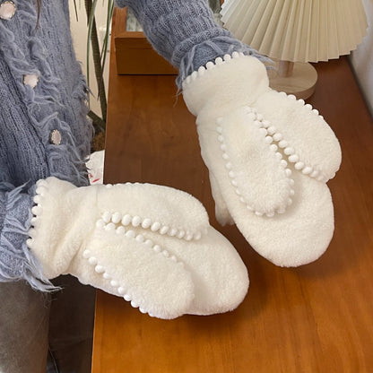 fashion-rabbit-hair-mouth-mittens-for-women