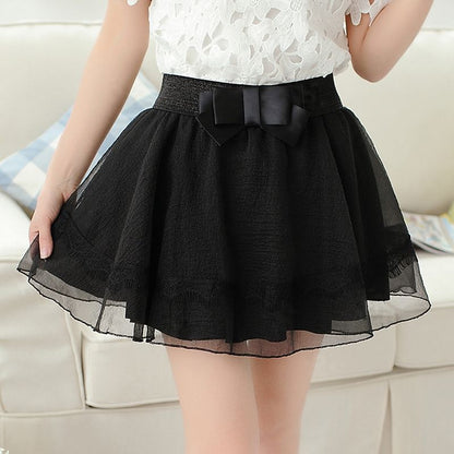 High Waist Slim Short Skirt - Spring and Summer Pearl Organza Styles - ChicVix