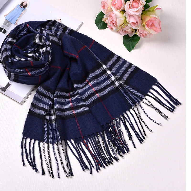 British-Inspired Plaid Scarf for Autumn and Winter - ChicVix