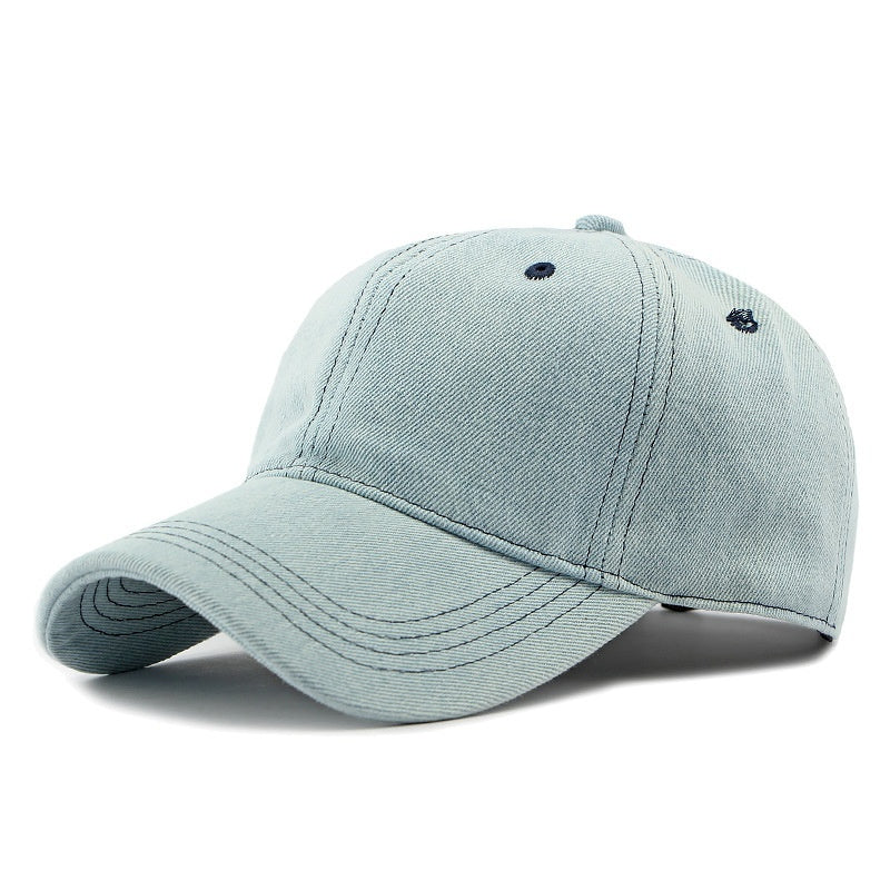 Lightweight Denim Peaked Cap – Sunshade and Breathable - ChicVix