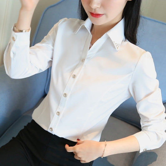 Women’s Long-Sleeved Professional Formal Shirts - ChicVix