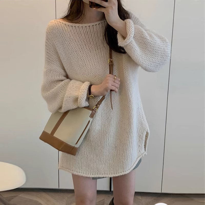 Chic Japanese Lazy Style High-Grade Sweater for Women