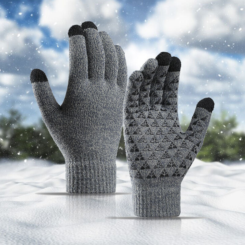 Warm Winter Knitted Gloves for Men and Women